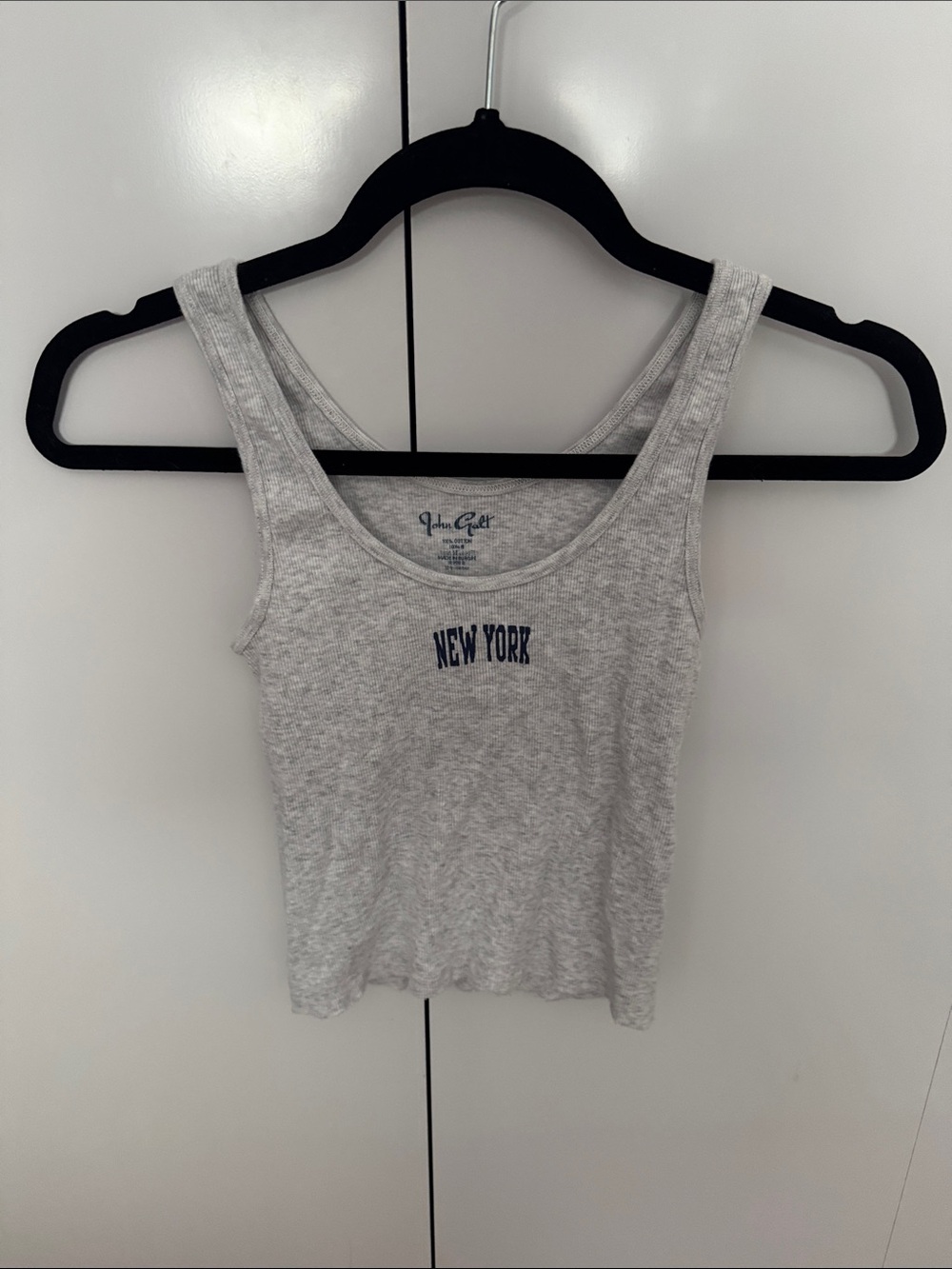Brandy Melville 'New York' Ribbed Tank